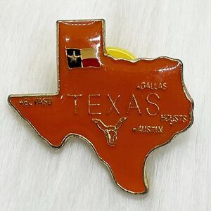 🔮 5/$25 Vintage Texas‎ Flag Longhorn El Paso Dallas Austin Houston Pin
